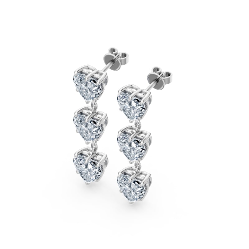 Heart Drop Earrings