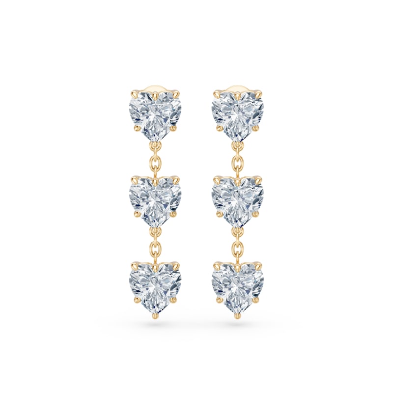 Heart Drop Earrings