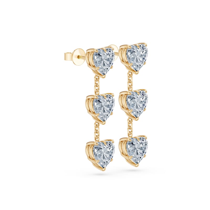 Heart Drop Earrings