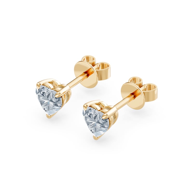 Heart Stud Earrings