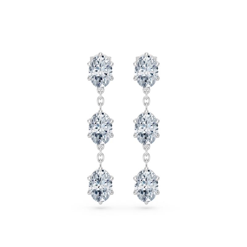 Oval Drop Earrings