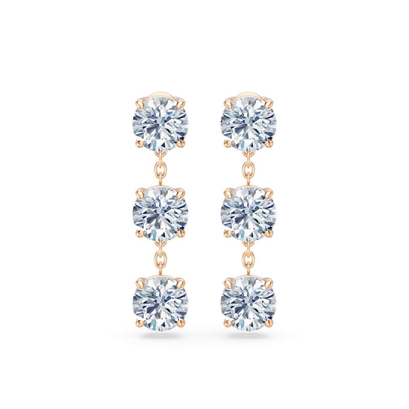 Round Drop Earrings