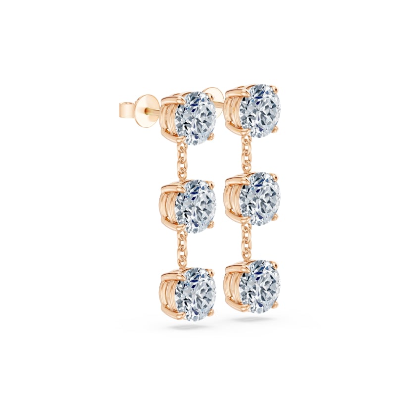 Round Drop Earrings