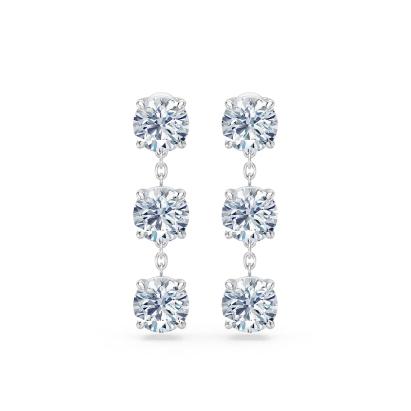 Round Drop Earrings