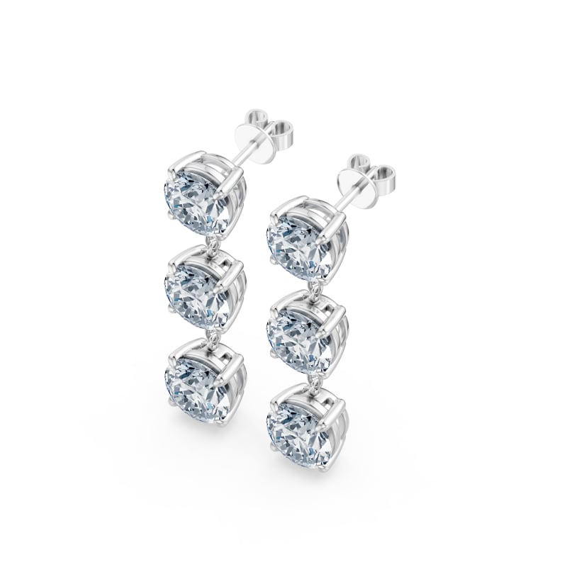 Round Drop Earrings