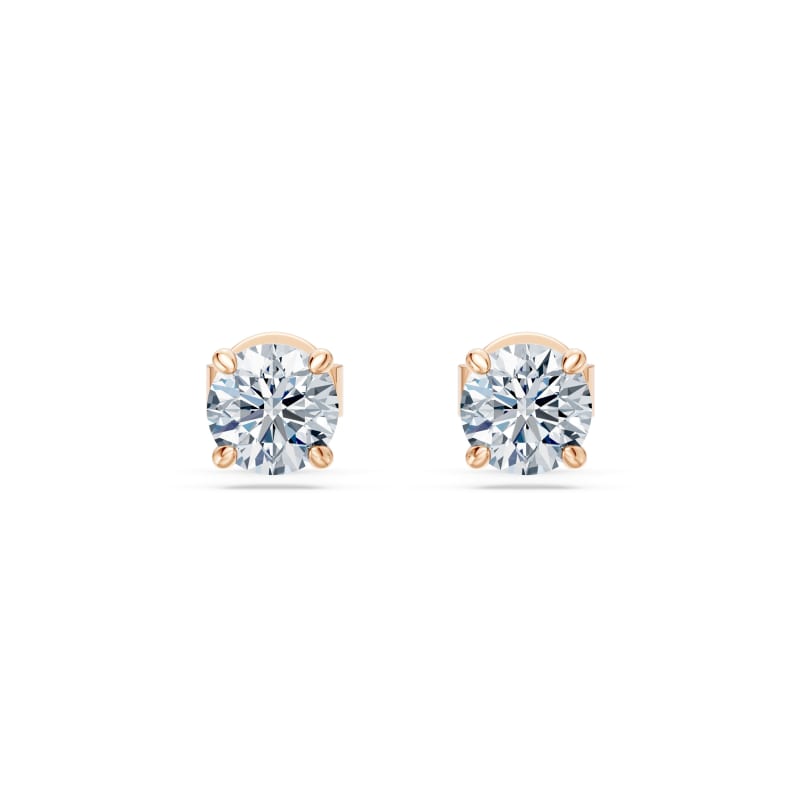 Round Stud Earrings