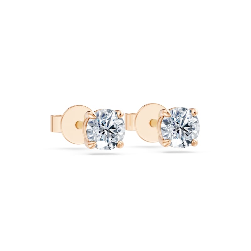Round Stud Earrings