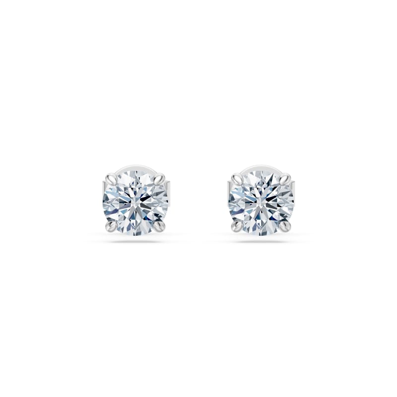 Round Stud Earrings