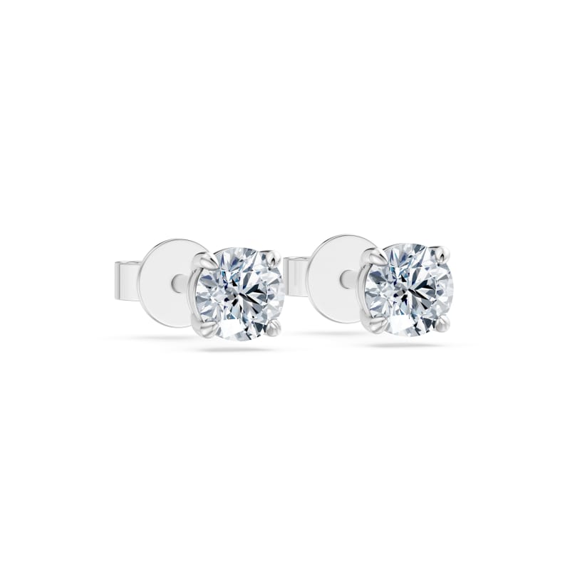 Round Stud Earrings
