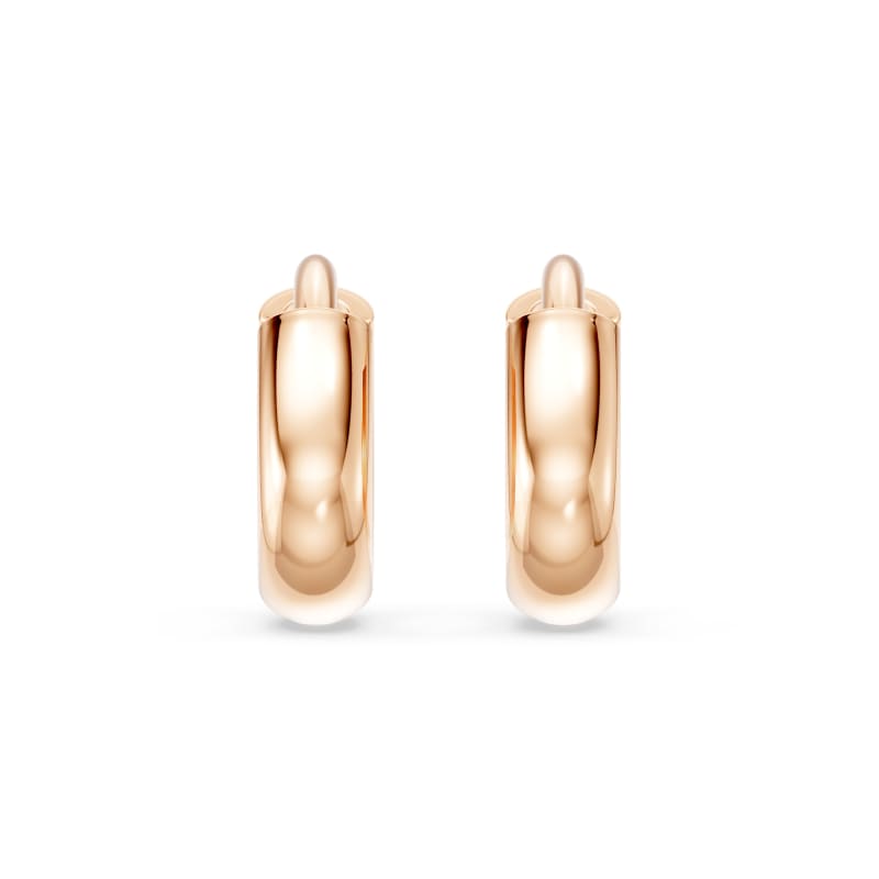 Girl's luxe gold hoops