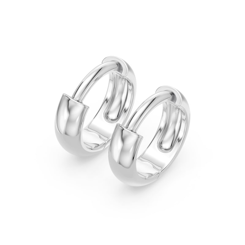 Girl's luxe gold hoops