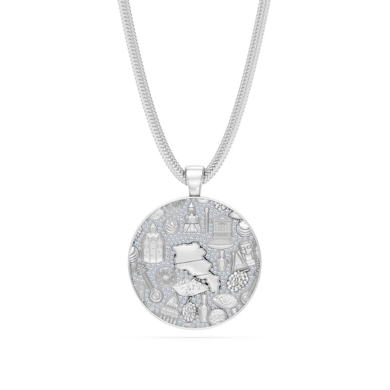 Pendentif Arménien avec Diamants