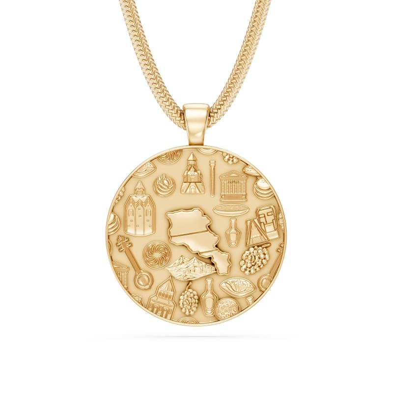 Pendentif Arménien sans Diamants