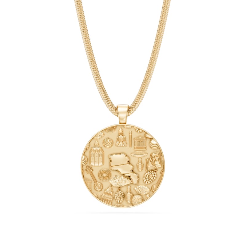Pendentif Arménien sans Diamants