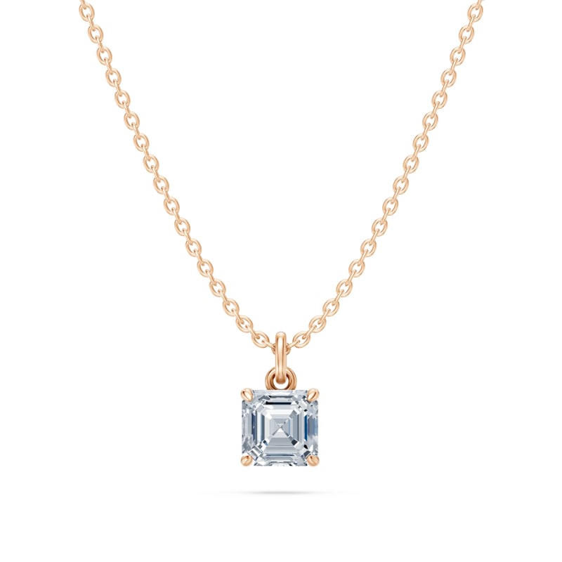 Asscher Eternal Tennis Necklace