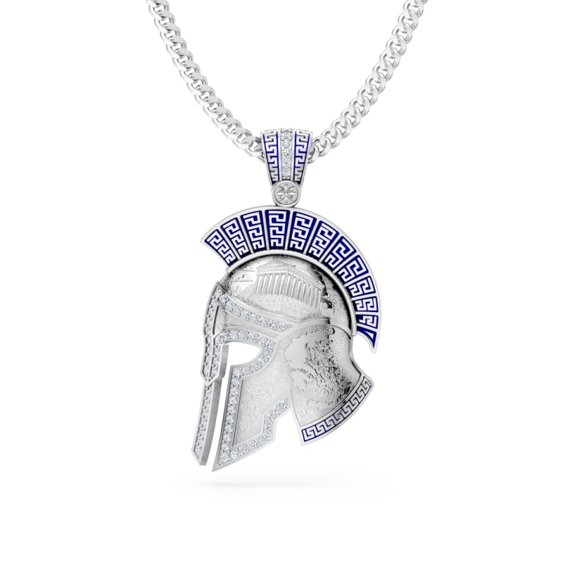 Greek Warrior Pendant
