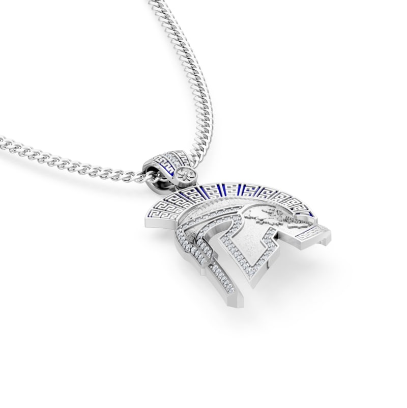 Greek Warrior Pendant