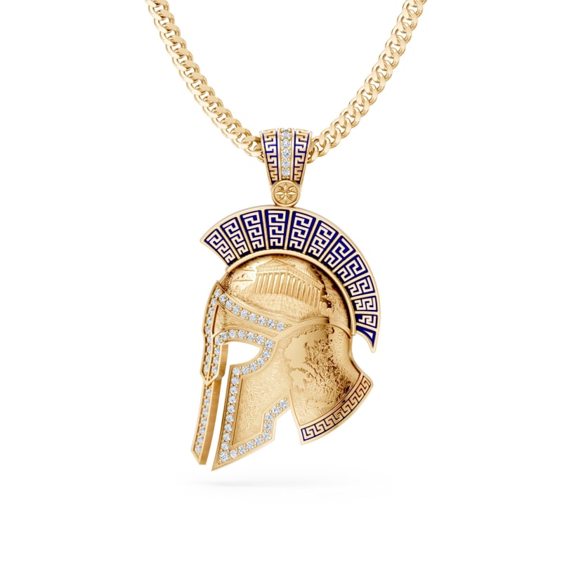 Greek Warrior Pendant