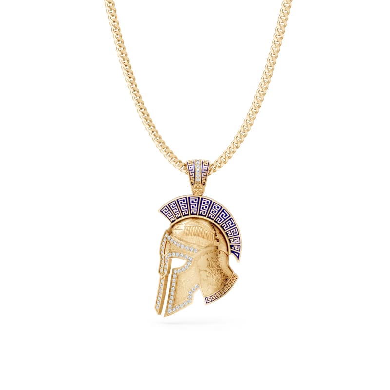 Greek Warrior Pendant