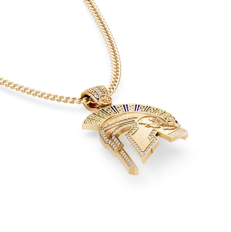 Greek Warrior Pendant