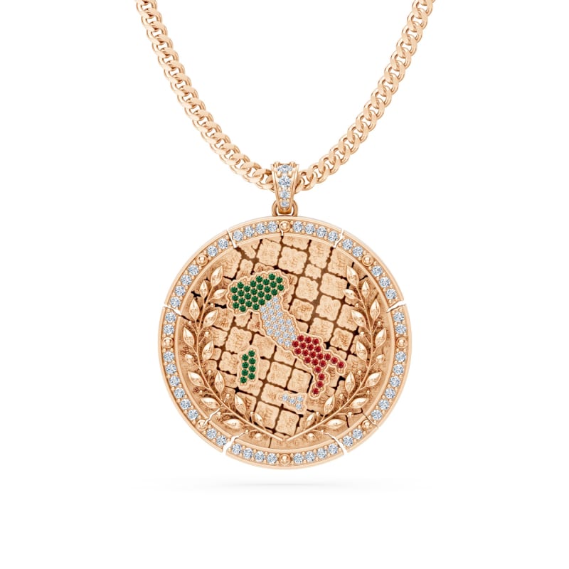 Italian Shield Pendant