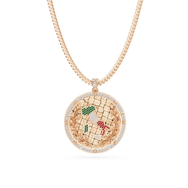 Italian Shield Pendant