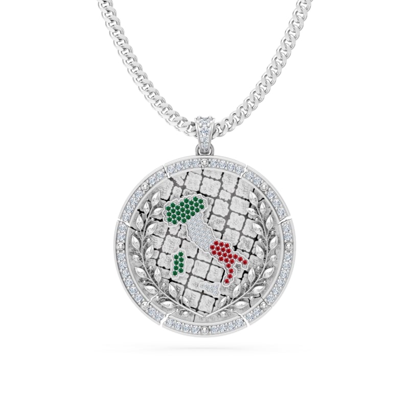 Italian Shield Pendant