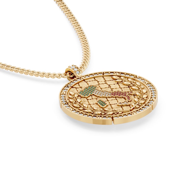 Italian Shield Pendant
