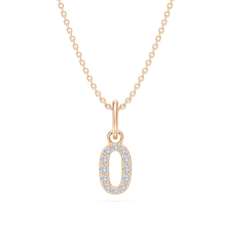 Pendentif chiffre 1 chiffre — Diamant de laboratoire