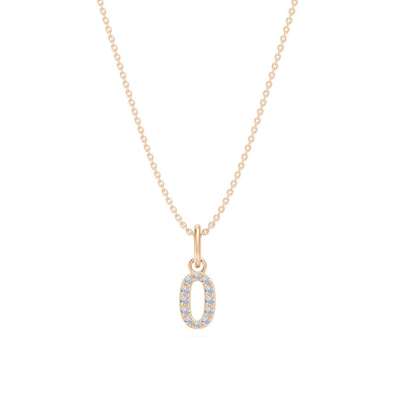 Pendentif chiffre 1 chiffre — Diamant de laboratoire