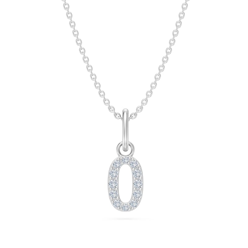 Pendentif chiffre 1 chiffre — Diamant de laboratoire