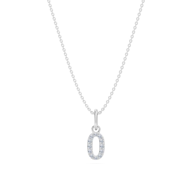 Pendentif chiffre 1 chiffre — Diamant de laboratoire