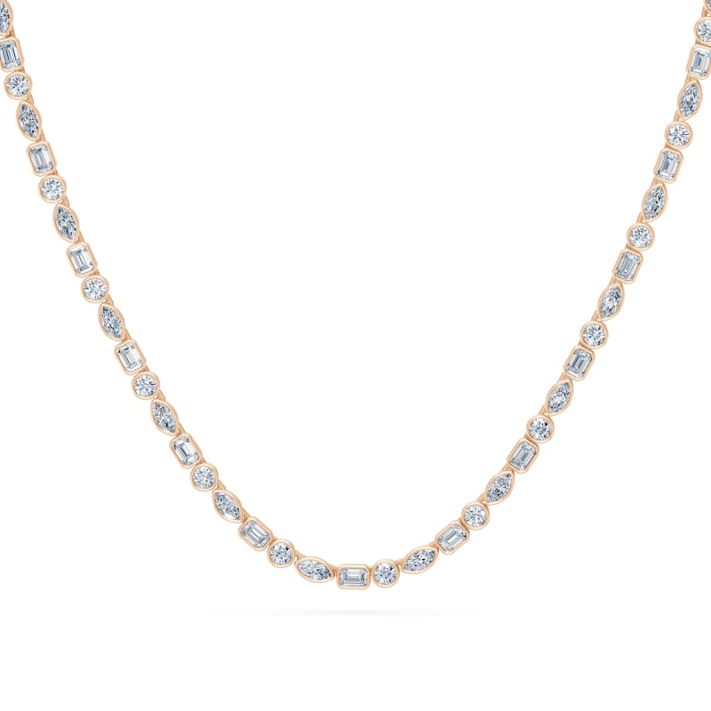 The Mosaic Lab Diamond Tennis necklace