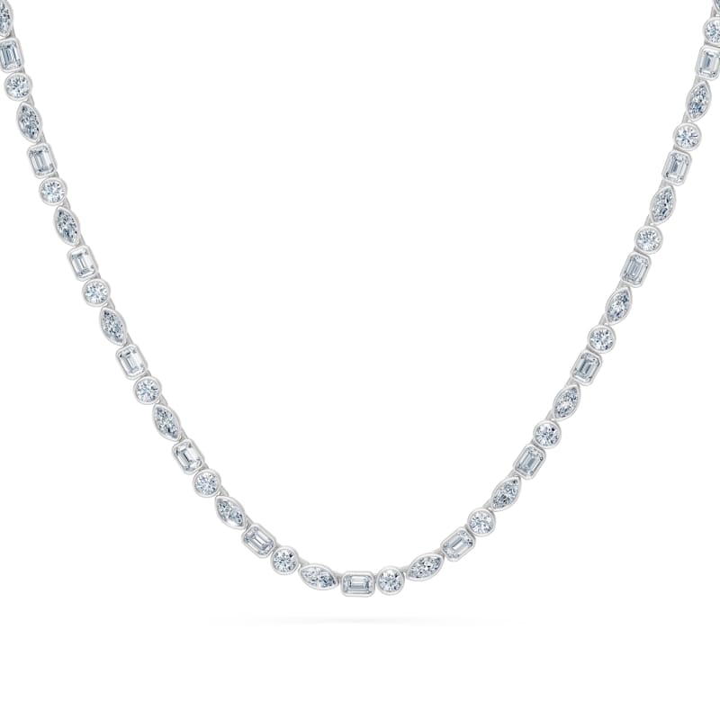 The Mosaic Lab Diamond Tennis necklace