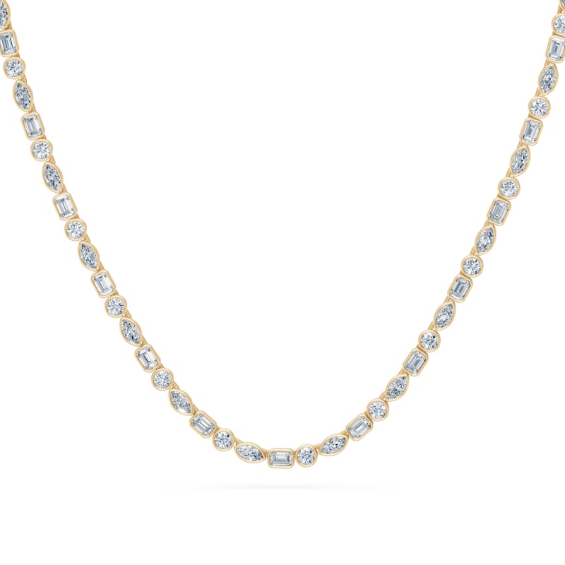 The Mosaic Lab Diamond Tennis necklace