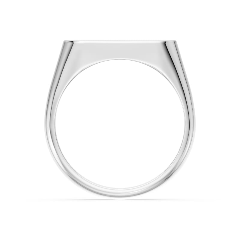 Gold name signet ring