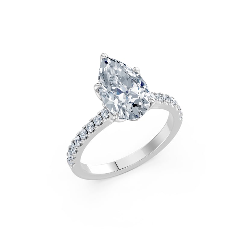 Pear Shape Engagement Ring