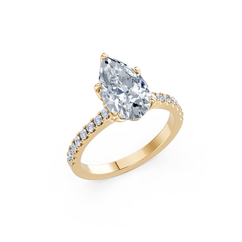 Pear Shape Engagement Ring