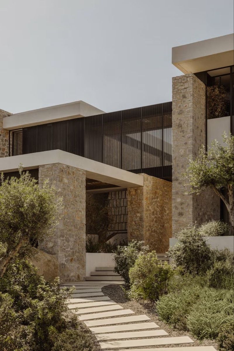 A continuous relationship between architecture and landscape.