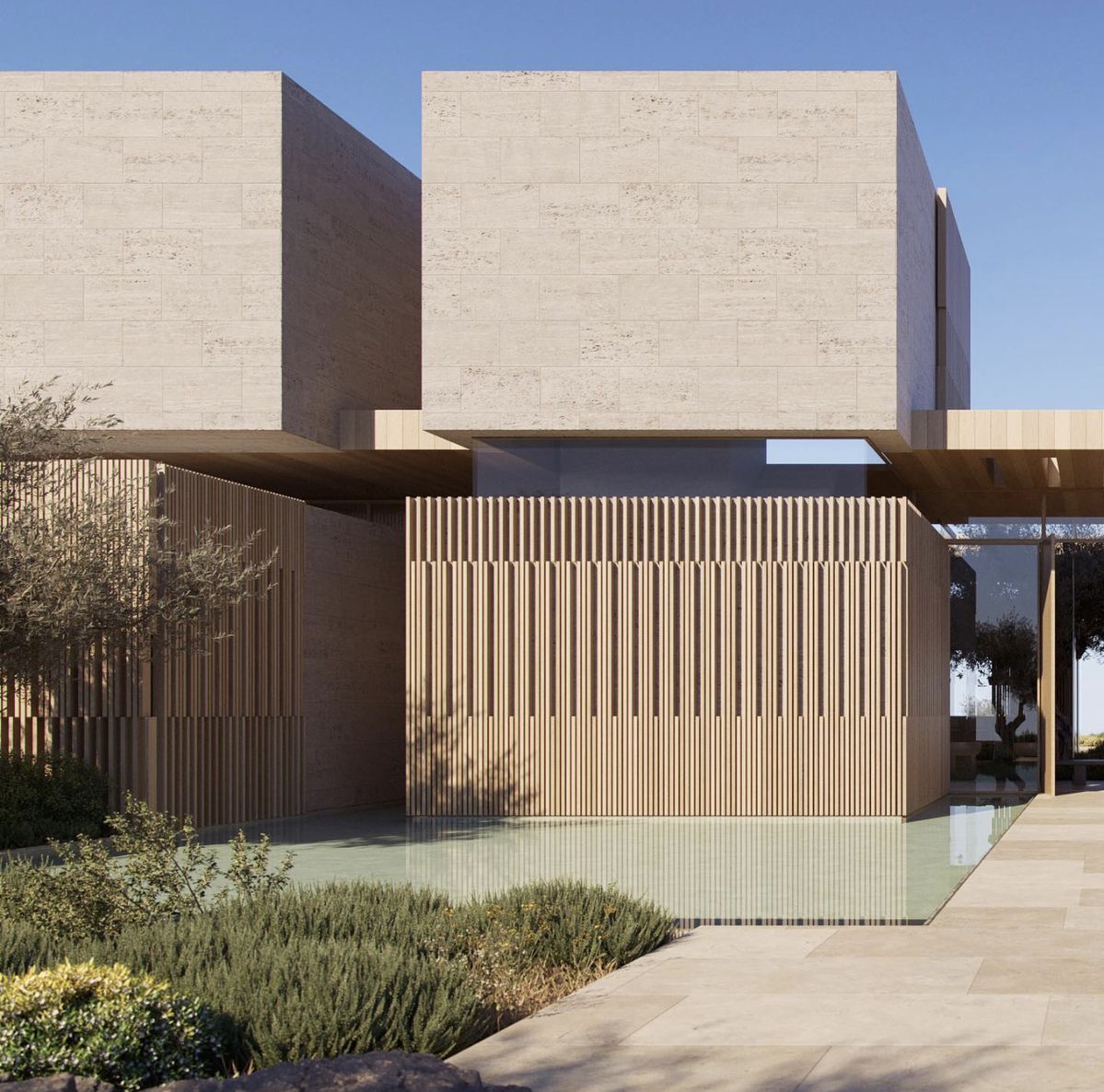 Outdoor spaces designed as an extension of the home.