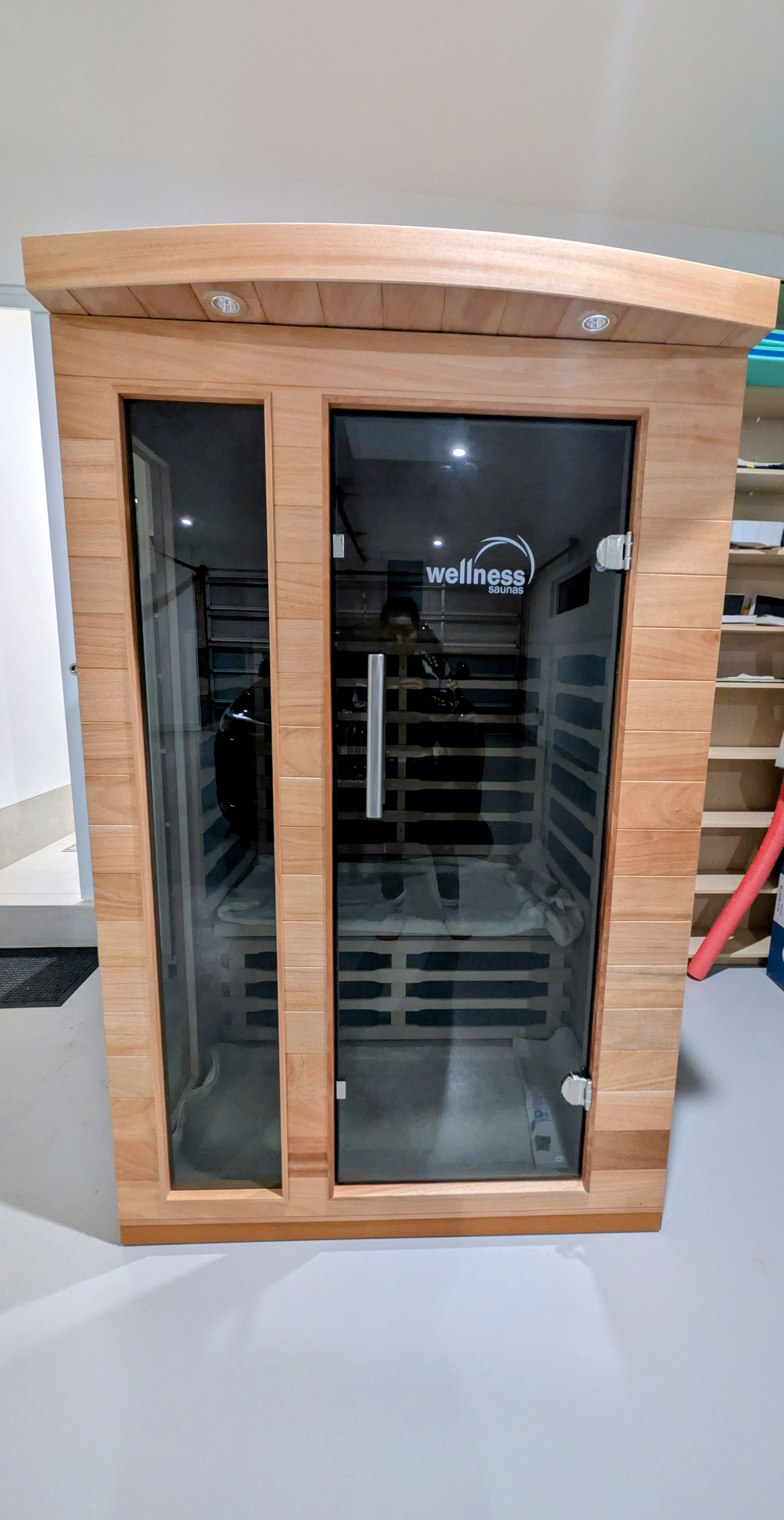 Private sauna at Modern Beach Haven