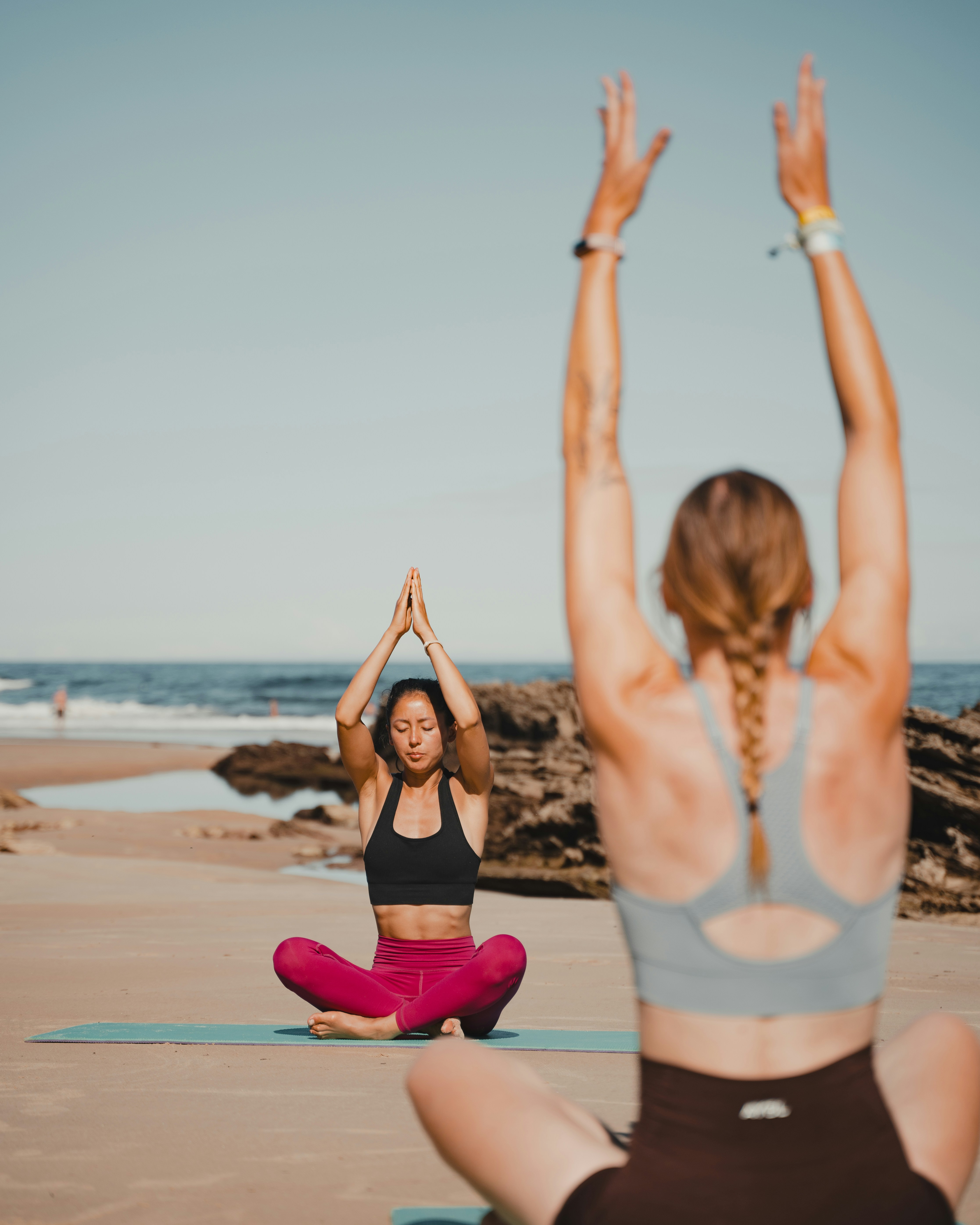 Wellness and beach yoga experience
