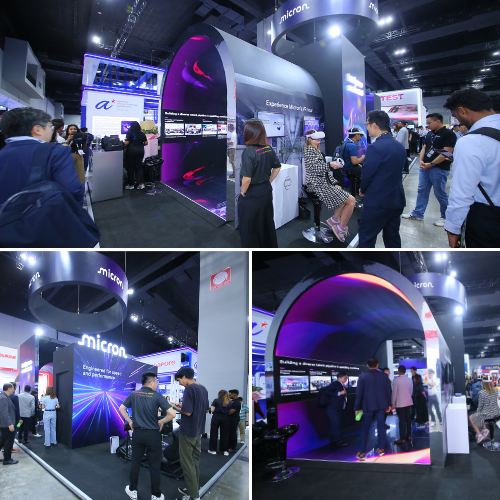 Micron booth at SEMICON SEA 2026