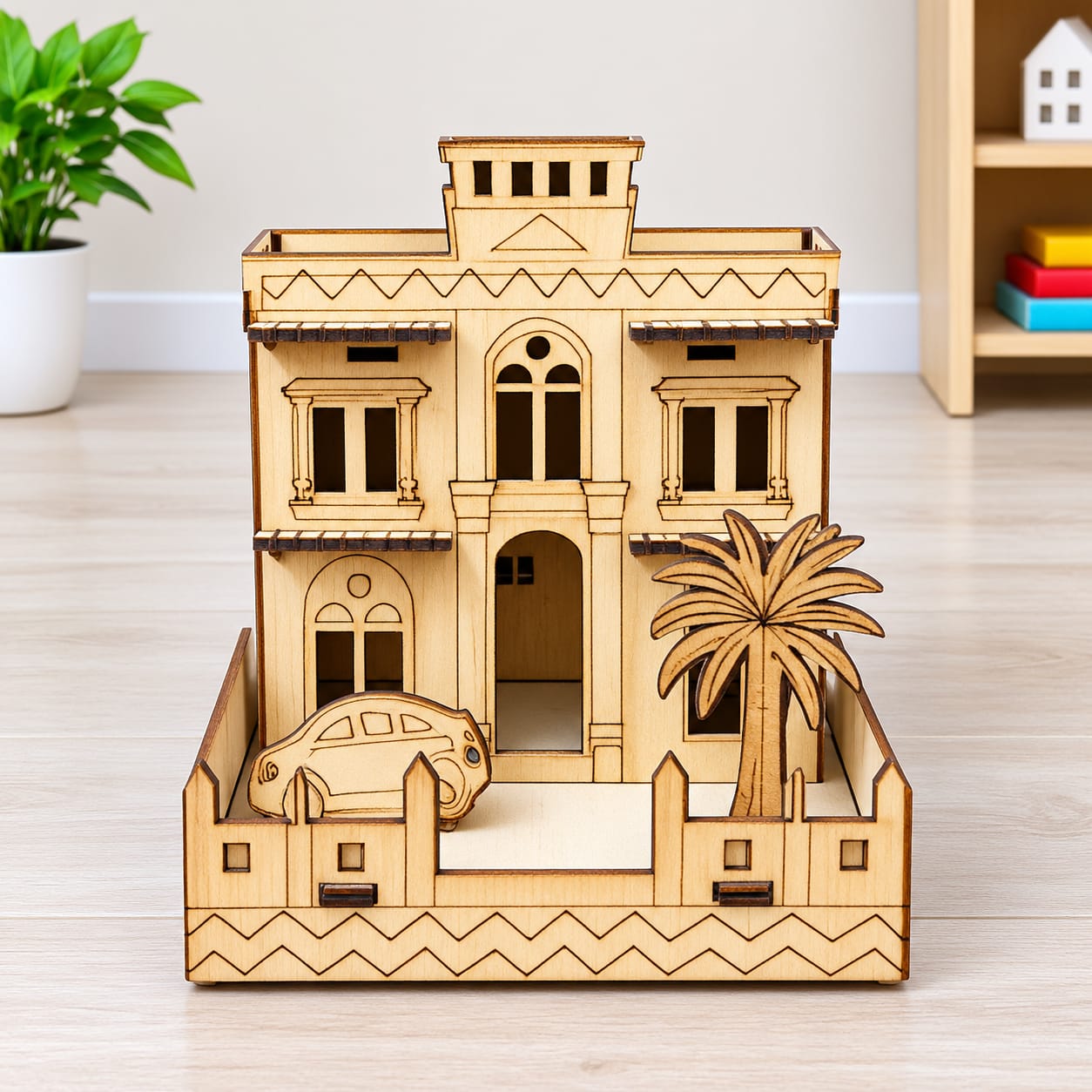 Kids Mini Decor Board Toy House