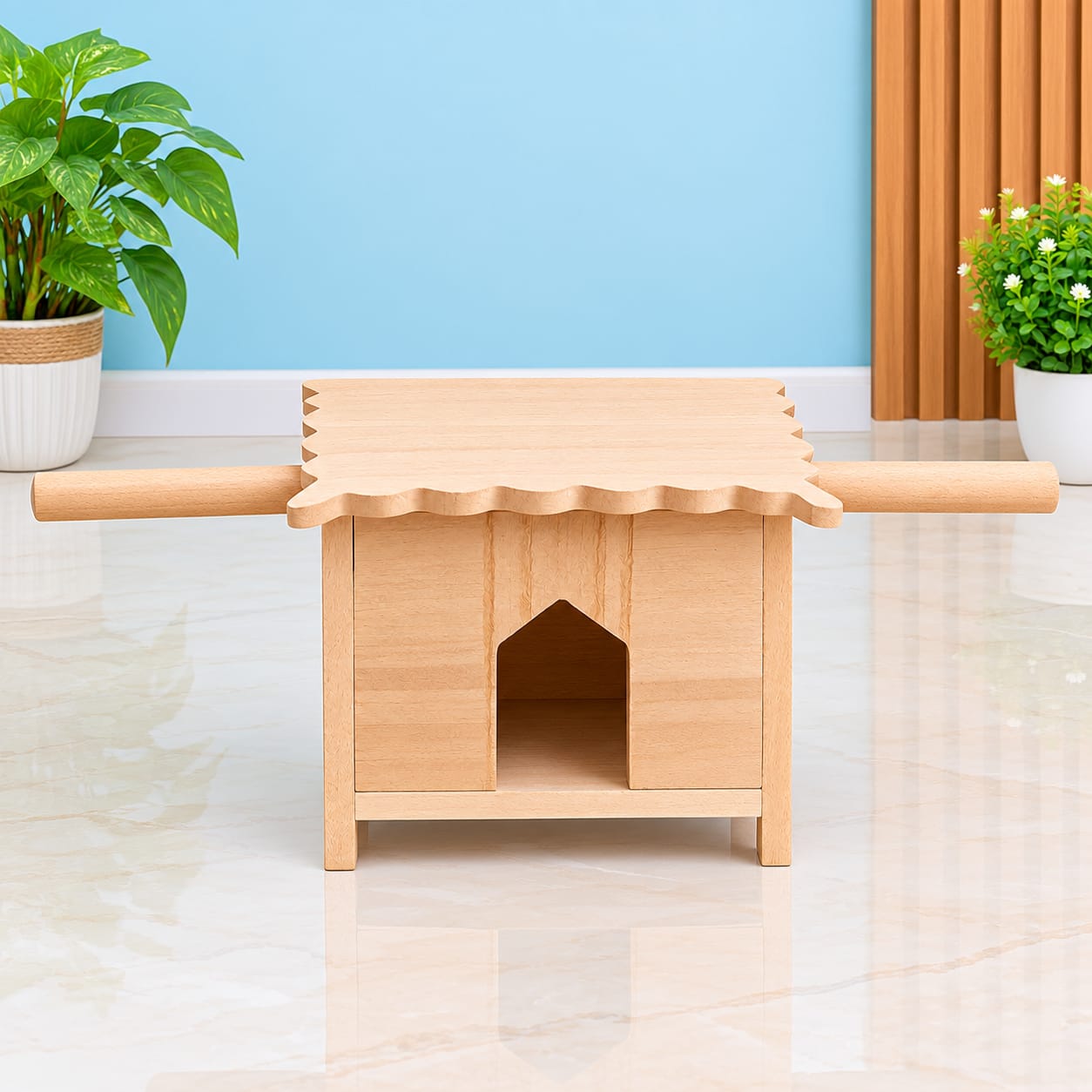 Kids Wooden Palki Toy | Traditional Palanquin