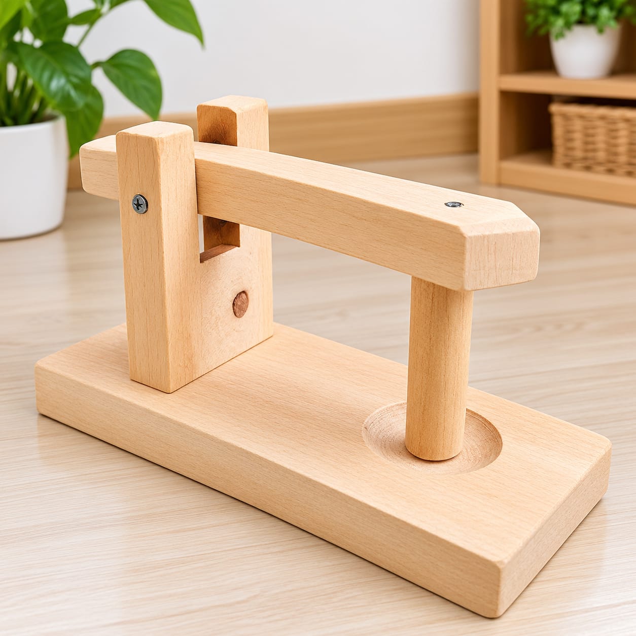 Kids Wooden Deki Toy | Traditional Bengali Deki