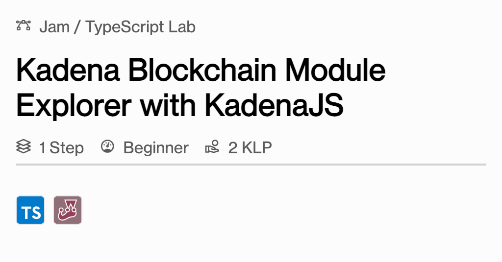 Kadena Academy, learn how to build Web3 dApps on Kadena — Learn how to