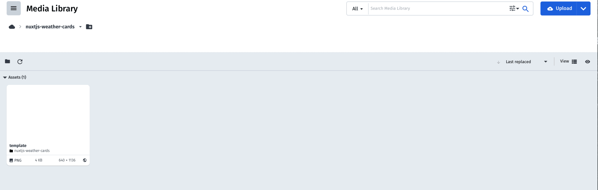 Media library folder
