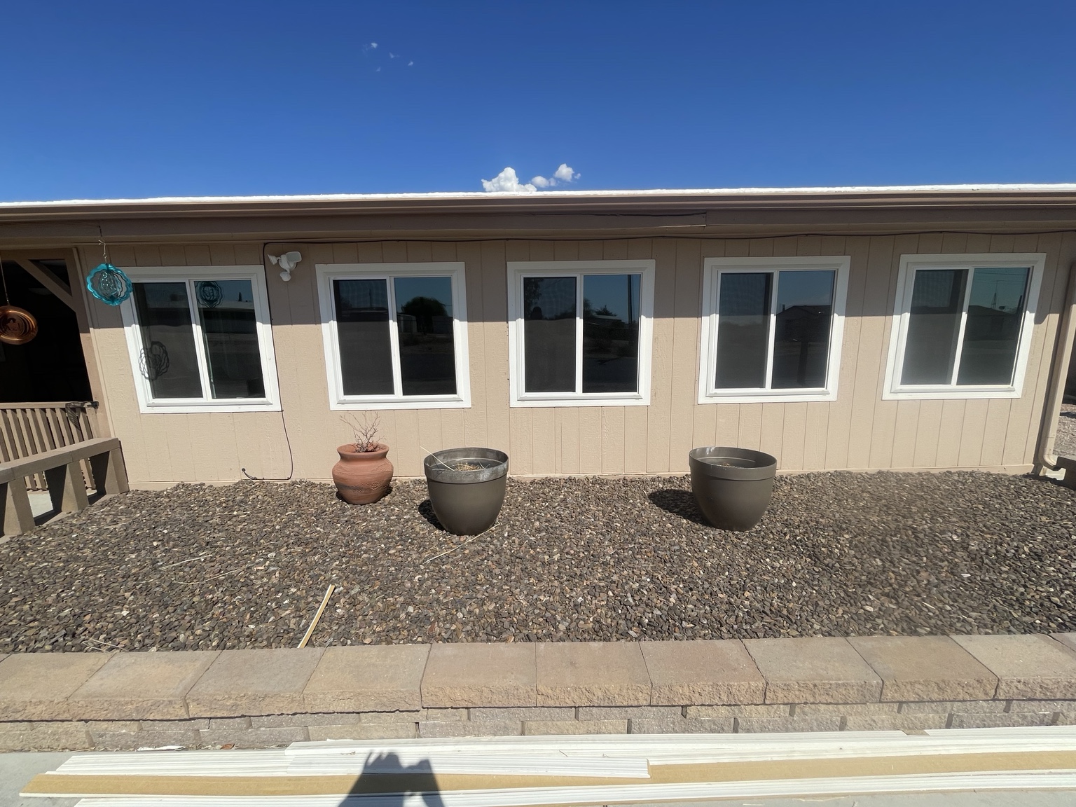 Residential solar control window film installation