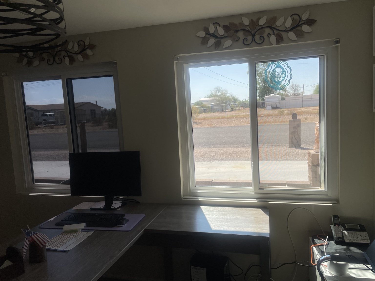 Residential windows with solar control window film installed
